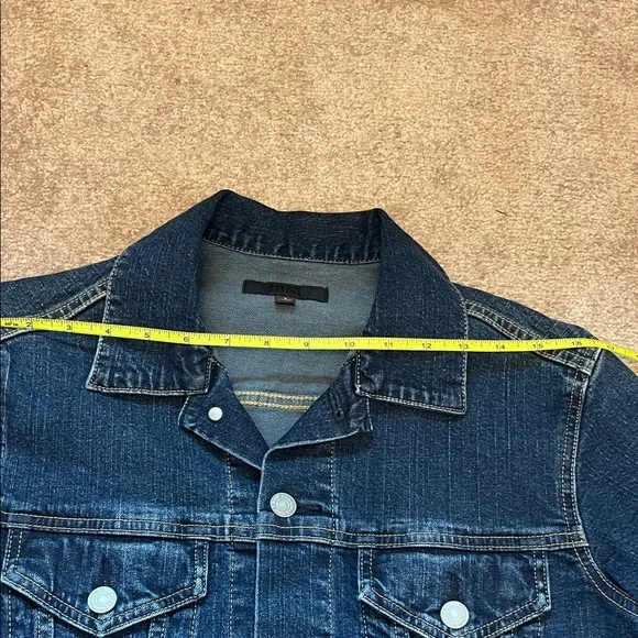 Uniqlo Dark Blue Denim Jacket Like New Size Small - Picture 8 of 13